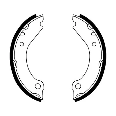 Brake Shoe Set, parking brake CRV000ABE