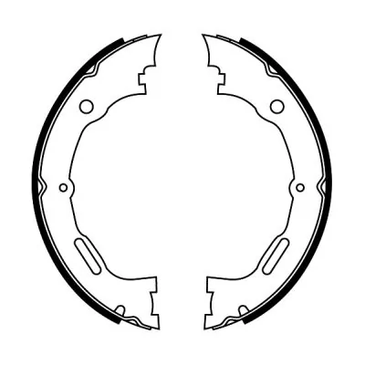 Brake Shoe Set, parking brake CRM010ABE