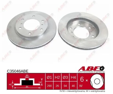 Brake Disc C35046ABE