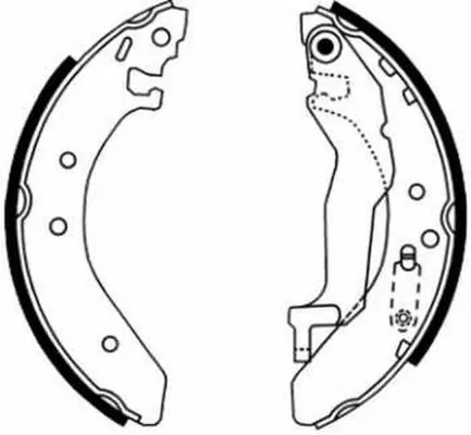Brake Shoe Set C04015ABE