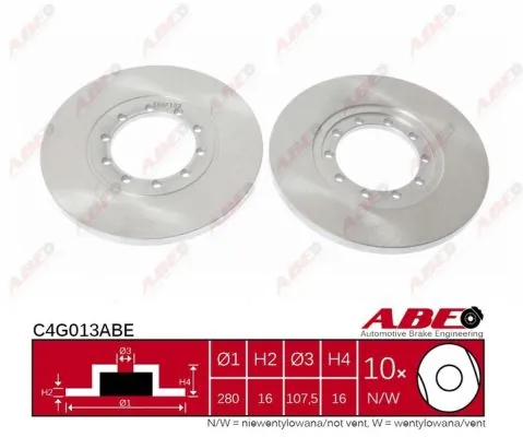 Brake Disc C4G013ABE