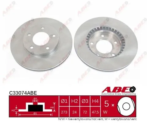 Brake Disc C33074ABE