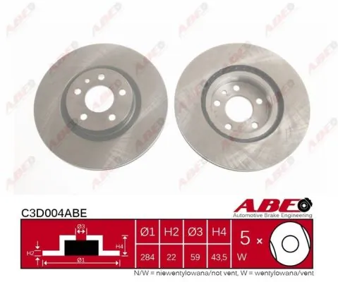 Brake Disc C3D004ABE