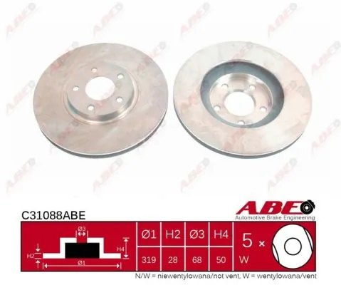 Brake Disc C31088ABE