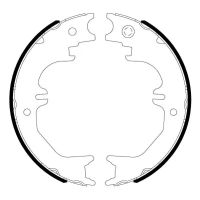 Brake Shoe Set, parking brake C02086ABE