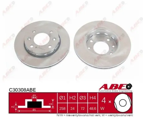 Brake Disc C30308ABE