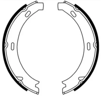 Brake Shoe Set, parking brake CRM012ABE