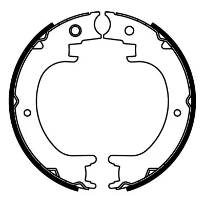 Brake Shoe Set, parking brake C07014ABE