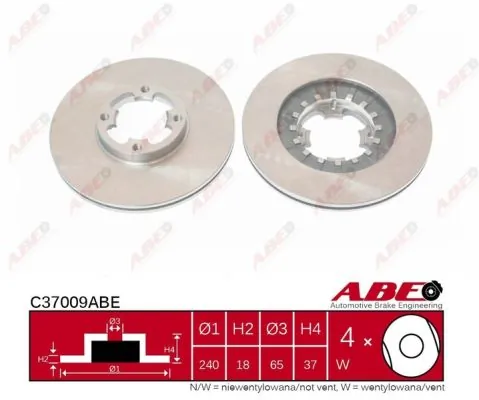 Brake Disc C37009ABE