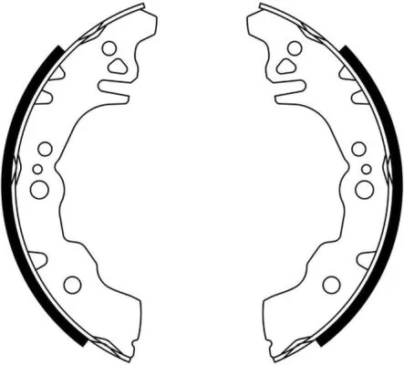 Brake Shoe Set C06016ABE