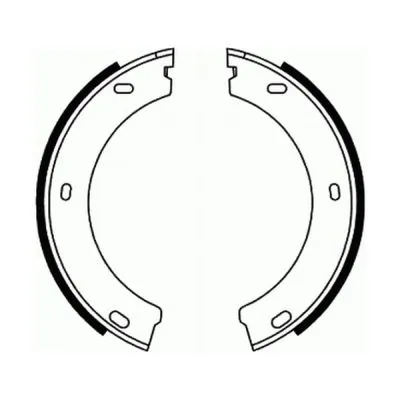 Brake Shoe Set, parking brake CRP000ABE