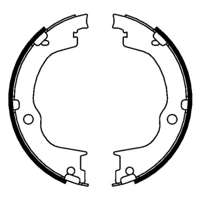 Brake Shoe Set, parking brake CRX002ABE