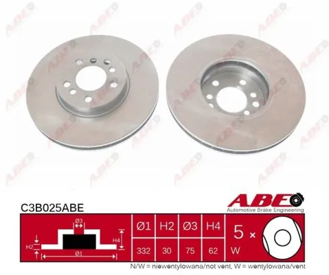 Brake Disc C3B025ABE