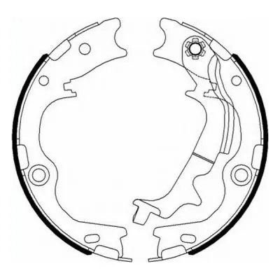 Brake Shoe Set, parking brake C00533ABE