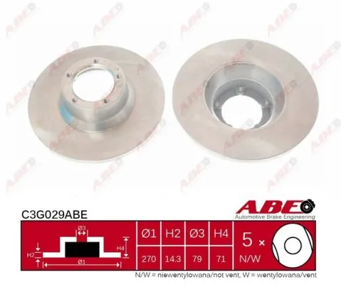 Brake Disc C3G029ABE