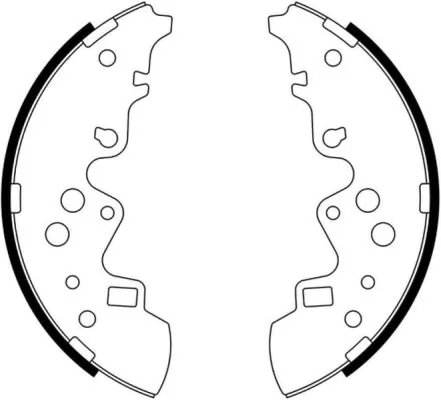 Juego de zapatas de frenos C03052ABE