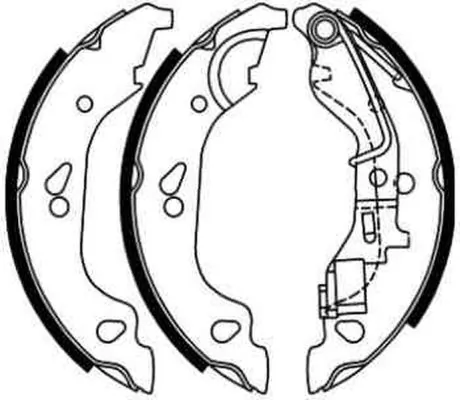Brake Shoe Set C0F019ABE