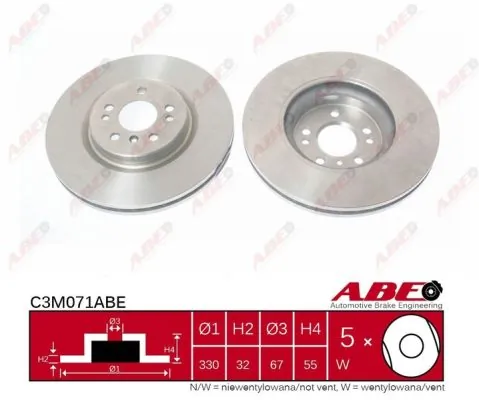 Brake Disc C3M071ABE