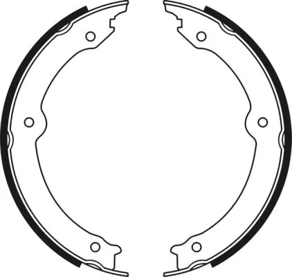 Brake Shoe Set, parking brake C02085ABE
