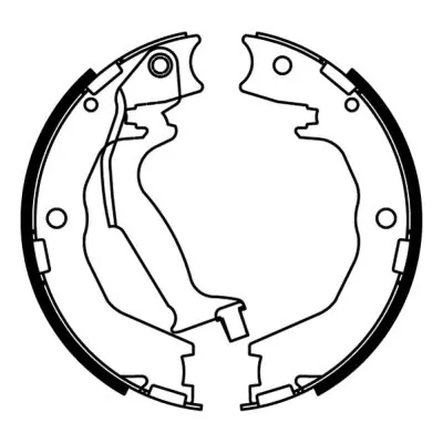 Brake Shoe Set, parking brake C00329ABE