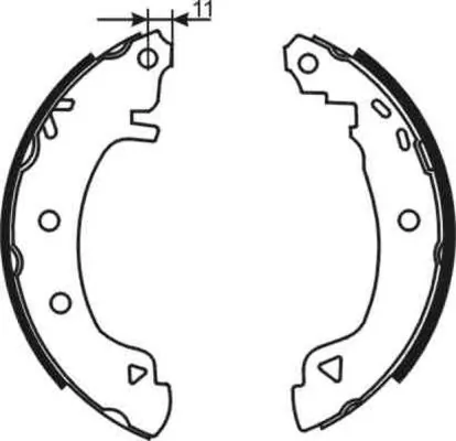 Brake Shoe Set C0D006ABE