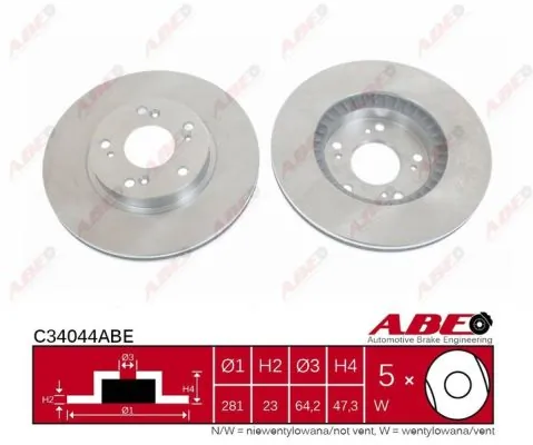 Brake Disc C34044ABE