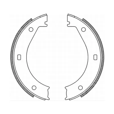 Brake Shoe Set, parking brake CRB005ABE