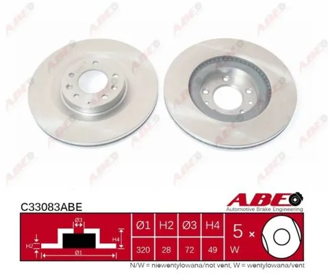 Brake Disc C33083ABE