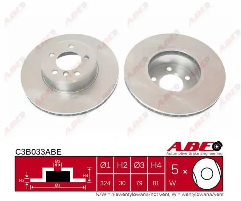 Brake Disc C3B033ABE