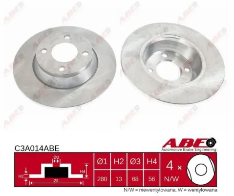 Brake Disc C3A014ABE