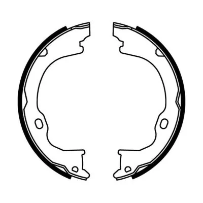 Brake Shoe Set, parking brake CRY004ABE