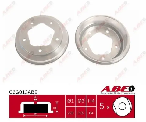 Brake Drum C6G013ABE