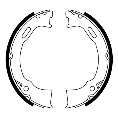Brake Shoe Set, parking brake CRY008ABE