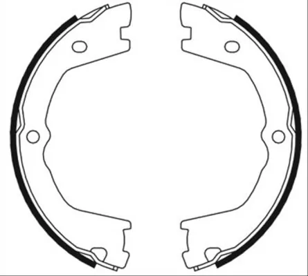 Brake Shoe Set, parking brake CRE001ABE