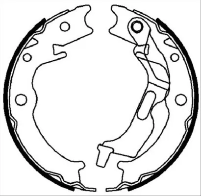 Brake Shoe Set, parking brake C00011ABE