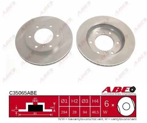 Brake Disc C35065ABE