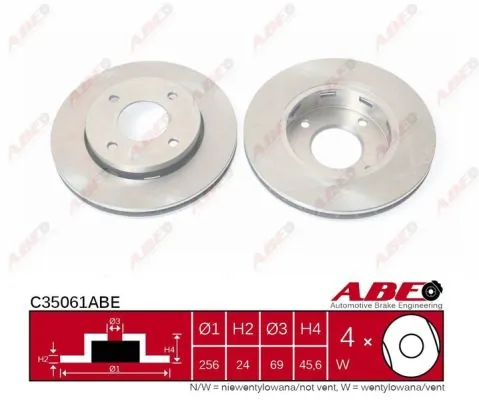 Brake Disc C35061ABE