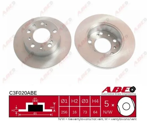 Brake Disc C3F020ABE