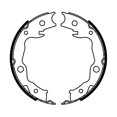 Brake Shoe Set, parking brake C01063ABE
