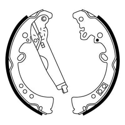 Brake Shoe Set C02076ABE