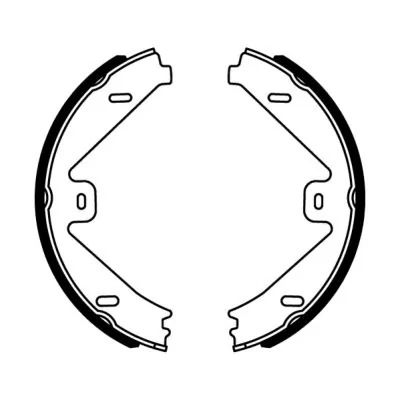 Brake Shoe Set, parking brake CRM014ABE