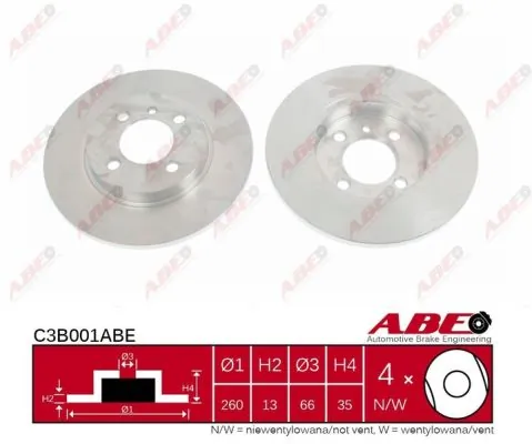 Brake Disc C3B001ABE