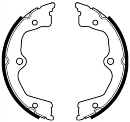 Brake Shoe Set, parking brake C04024ABE