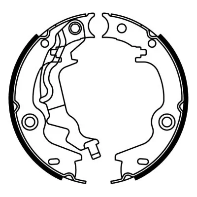 Brake Shoe Set, parking brake C00525ABE