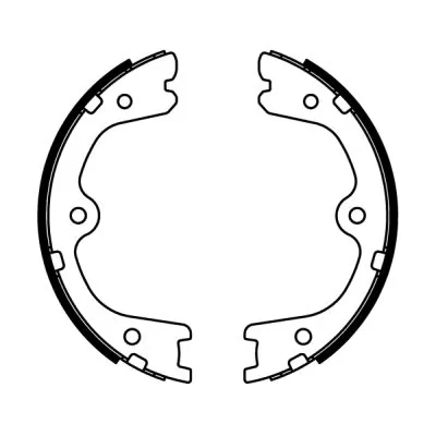 Brake Shoe Set, parking brake C01064ABE