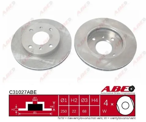 Brake Disc C31027ABE