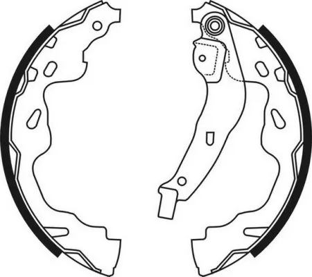 Brake Shoe Set C02074ABE