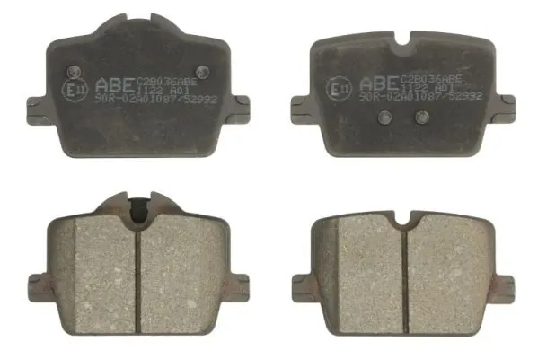 Brake Pad Set, disc brake C2B036ABE