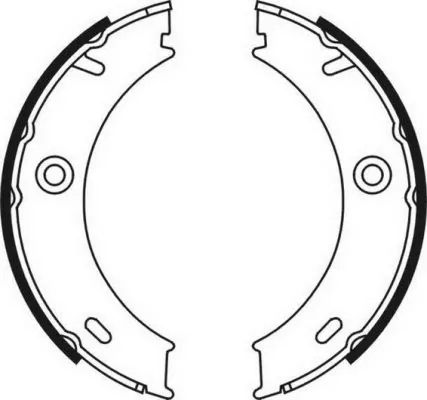 Brake Shoe Set, parking brake CRM003ABE