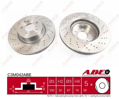 Brake Disc C3M042ABE